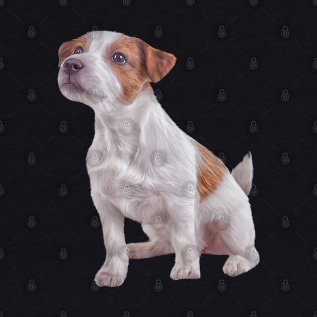 Jack Russell Terrier. Drawing by Bonidog